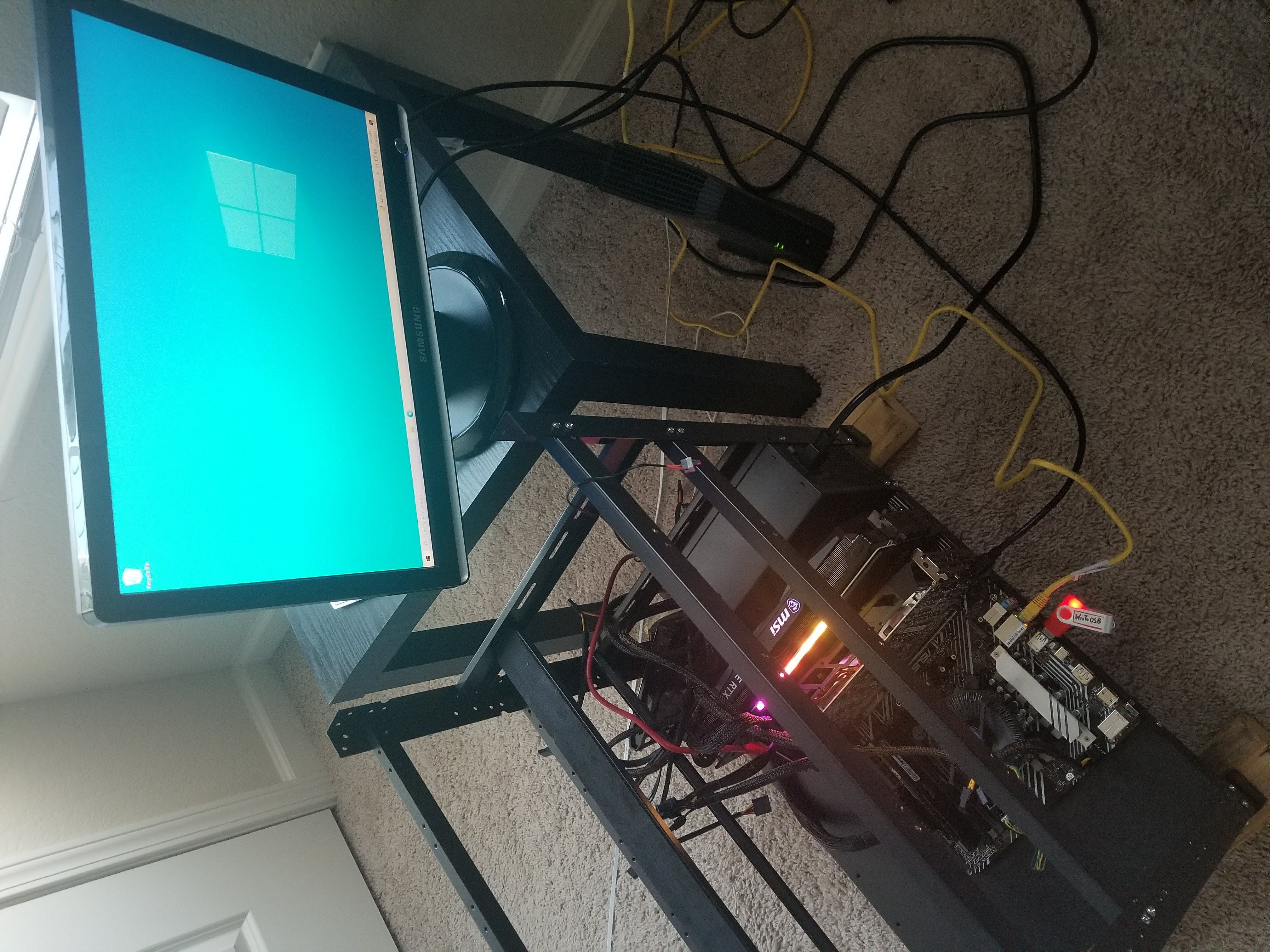 This is my starter mining rig